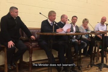 Irish Politicians get an Unexpected Response at Town Meeting