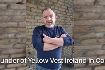 Glenn Miller – Founder of Yellow Vest Ireland  – Speaks after Court Appearance