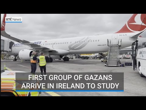 First group of Gazans arrive in Ireland to study in universities
