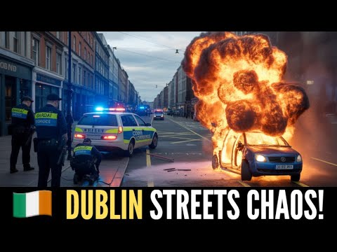 Dublin Chaos Man Seriously Injured, Knife Clash Video & Petrol Explosion Shocks City!