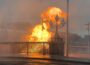 Firefighters bring blaze in Dublin’s docklands under control; Luas services remain disrupted