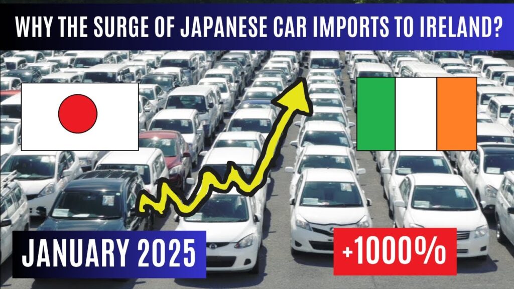 Why have 2nd car imports from Japan to Ireland increased by 1000%? January 2025 Report