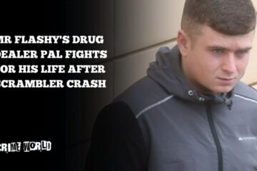 Mr Flashy’s drug dealer pal fights for his life after scrambler crash