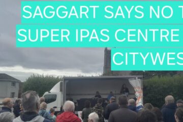 Saggart hold big rally opposing Citywest Super IPAS Centre