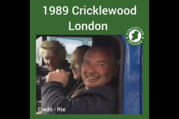 1989 Cricklewood, London, Irish emigrants job hunting and the hire system.