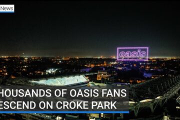 Thousands of Oasis fans descend on Croke Park