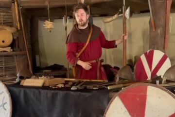 IRISH VIKING VILLAGE, Irish National Heritage Park. Wexford, Ireland