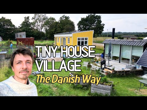 Visiting The FIRST Tiny House Village in Denmark | Grobund Brenderup