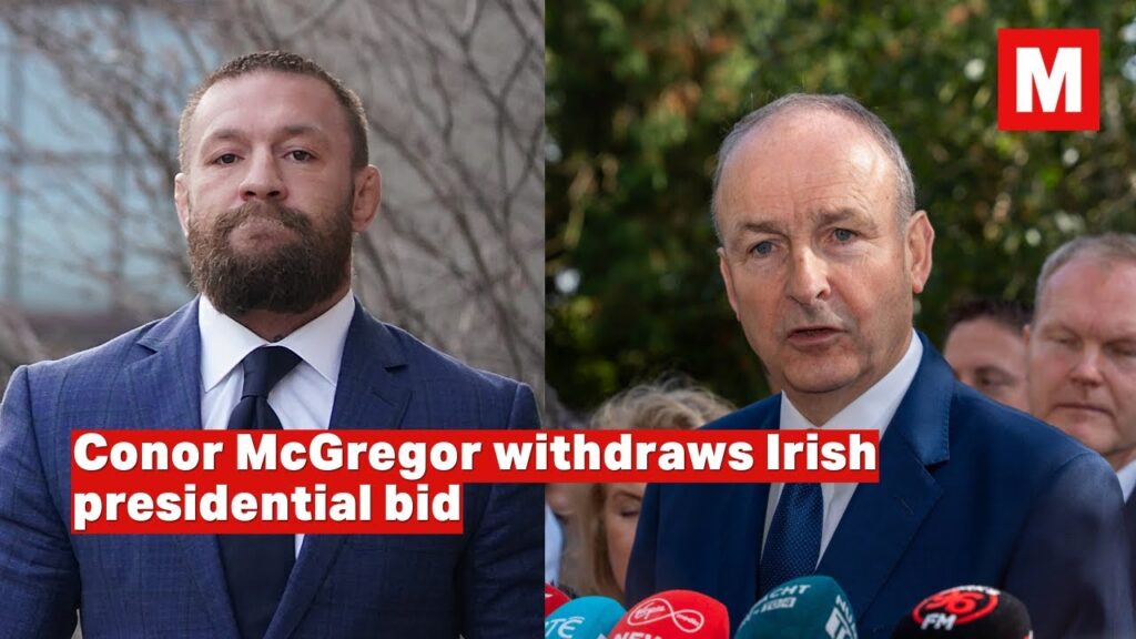 Taoiseach says McGregor’s exit from presidential race is ‘a matter for him’
