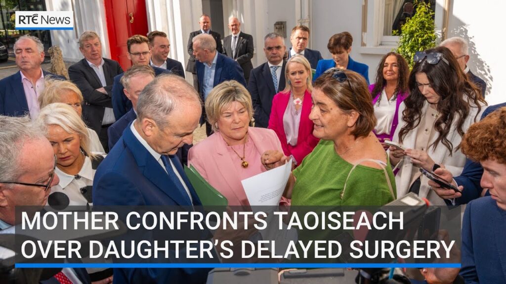 Mother confronts Taoiseach over daughter’s delayed hip surgery
