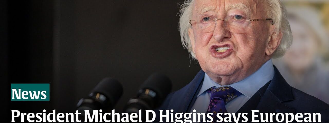 President Michael D Higgins hits out at EU members in passionate speech.