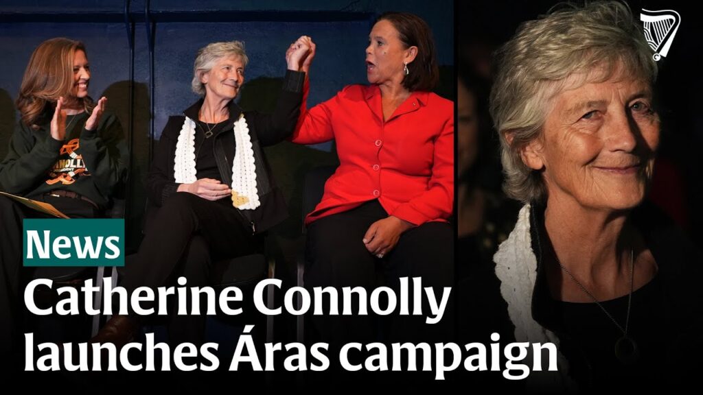 ‘We will never accept the normalisation of genocide.’ Catherine Connolly launches campaign