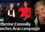 ‘We will never accept the normalisation of genocide.’ Catherine Connolly launches campaign