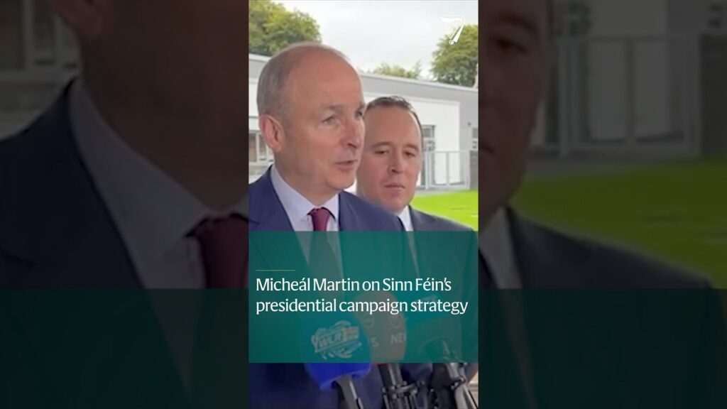 ‘Let them announce it’ – Taoiseach Micheál Martin on Sinn Féin presidential candidate