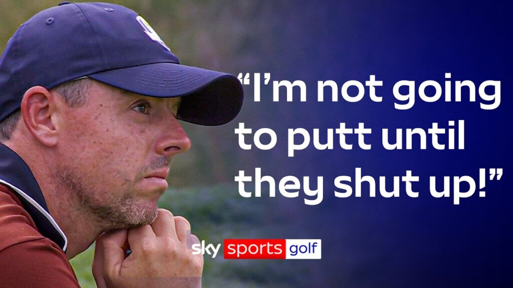 Rory McIlroy REFUSES to take putt as USA fans turn nasty at Ryder Cup! 👀