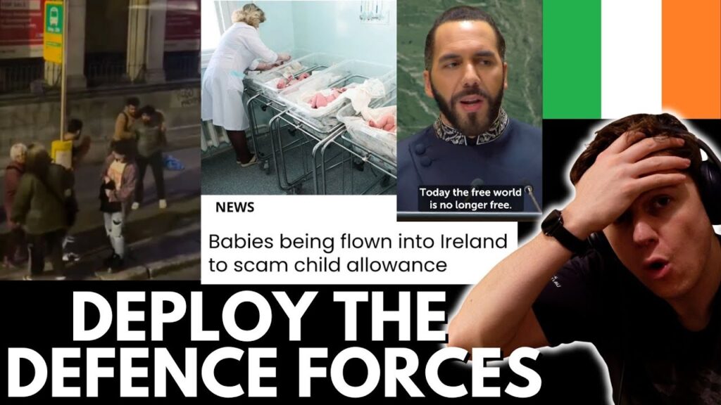 Dublin – Two Immigrants FIGHT In Street As Irish Watch