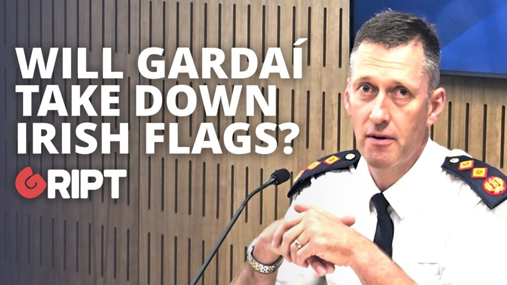 Garda Commissioner won’t rule out Gardaí taking down Tricolours