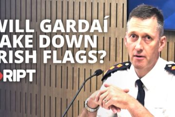 Garda Commissioner won’t rule out Gardaí taking down Tricolours