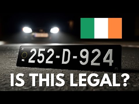 Your Number Plate: What’s Legal in Ireland?