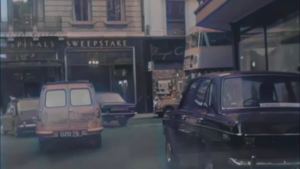 Parking and traffic problems in Dublin city 1969