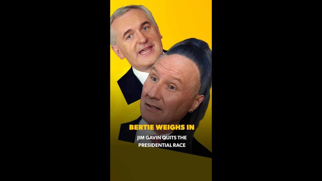 Jim Gavin exits the race… and Bertie Ahern has some thoughts 💭 🤣