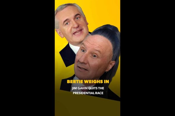 Jim Gavin exits the race… and Bertie Ahern has some thoughts 💭 🤣