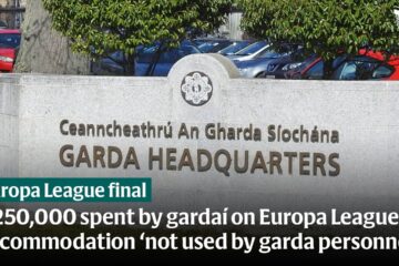 Watchdog finds €250,000 spent by gardaí on Europa League accommodation ‘not used by garda personnel