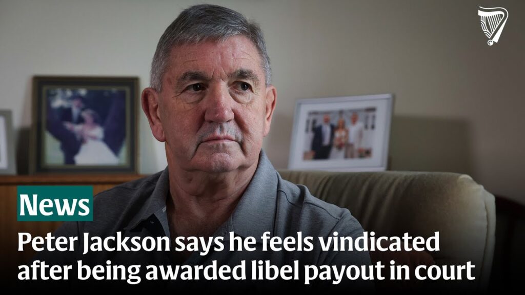 Peter Jackson says he feels vindicated after being awarded libel payout in court