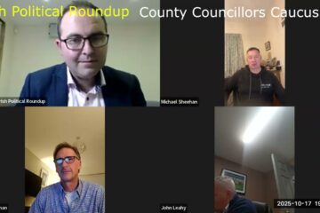 Cllrs Caucus Roundtable:Stouts Law, Inheritance Tax. Defence Forces Drones.Town Centers.WindTurbines