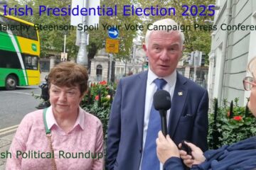 Cllr Malachy Steenson: Spoil Your Vote Campaign Press Conference Irish 2025 Presidential Election