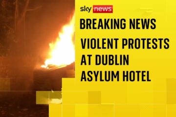 Violent protests at Dublin hotel housing asylum seekers after alleged sexual assault