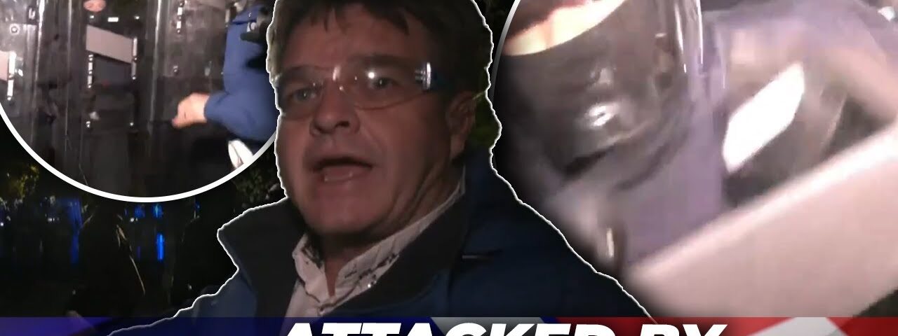 Dublin protest: ‘We’ve been SMACKED and KNOCKED to the ground’ | Police ATTACK GB News Reporter