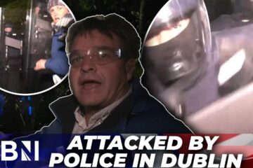 Dublin protest: ‘We’ve been SMACKED and KNOCKED to the ground’ | Police ATTACK GB News Reporter