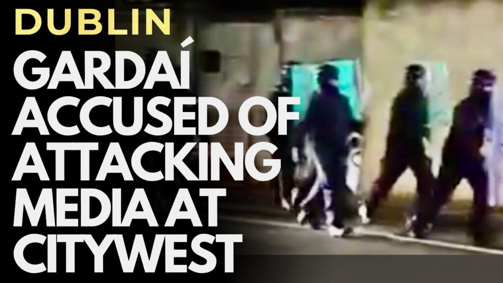 Dublin Chaos – Gardaí Attack, Pepper Spray Elderly And Media At Citywest ProtestT