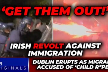WATCH: Furious Irish BATTERED by police as locals chant ‘get migrants OUT’ after SHOCKING assault
