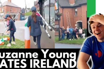 WOKE Karen RIPS DOWN Irish Flags🇮🇪In Donabate, Dublin