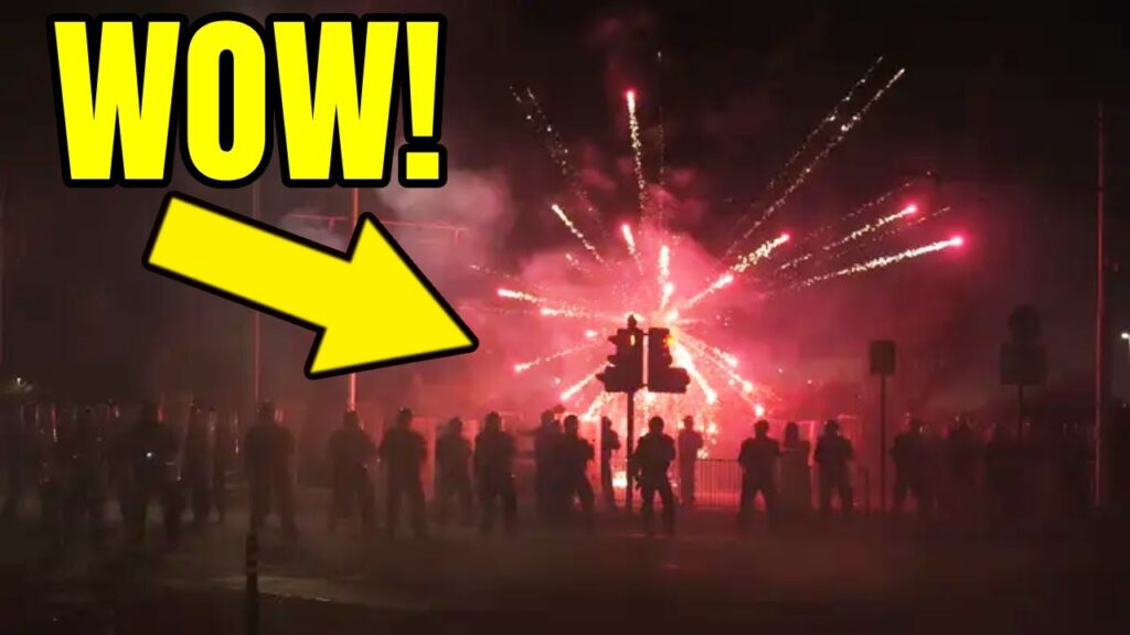 CHAOS in Dublin: Second Night of RIOTS as Protesters Target MIGRANT Hotel!