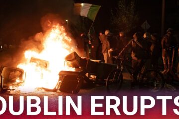 Protests rage in Dublin following alleged rape of 10-year-old girl near asylum seeker hotel