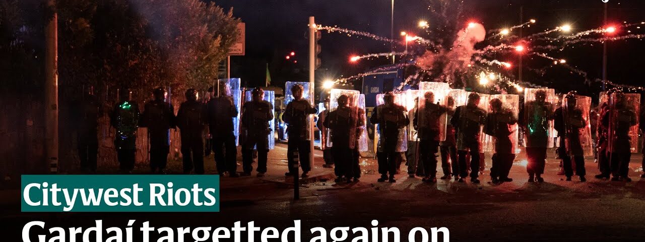 Fireworks, bottles, and stones thrown at Gardaí on second night of Citywest riots