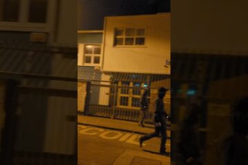 Mayhem happen now in basin land Dublin 8 as locals run out Ipas Center Mayhem happen now in basin land Dublin 8 as locals run out Ipas Center