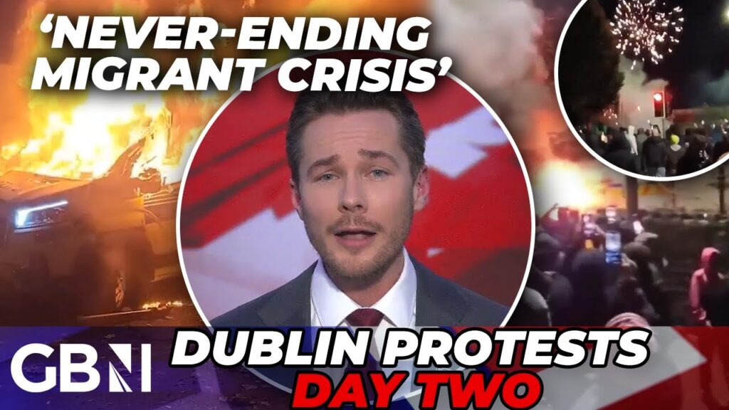 VIOLENCE erupts on the SECOND night of Dublin protests outside an asylum hotel | ‘Fireworks thrown!’
