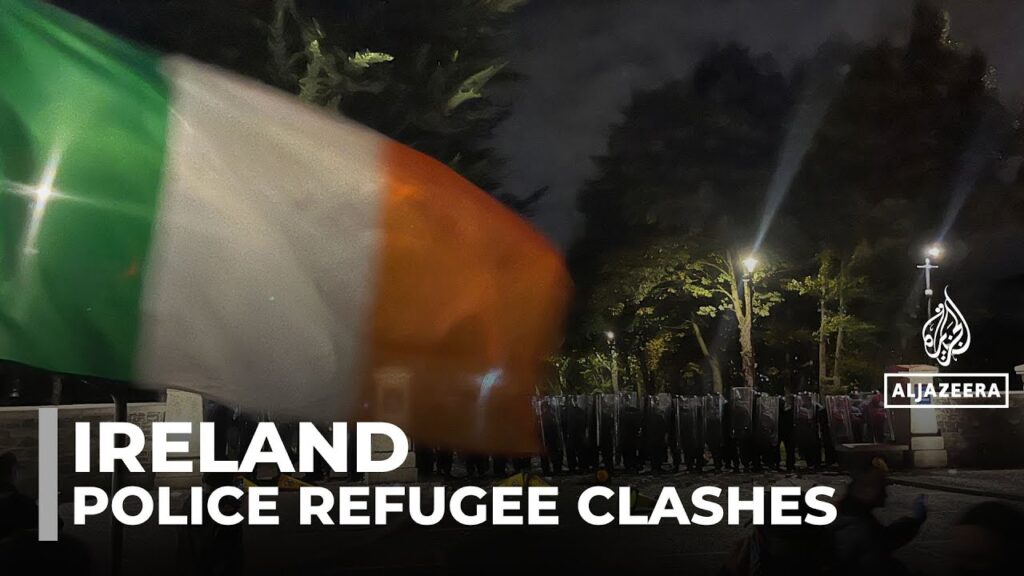 Ireland anti immigration unrest: Dozens arrested outside hotels housing asylum seekers Ireland anti immigration unrest: Dozens arrested outside hotels housing asylum seekers