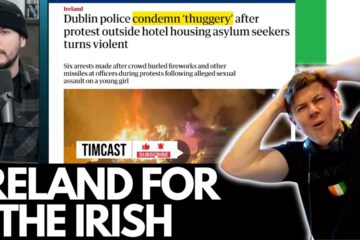 Day 3 Of Protests At Citywest In Dublin