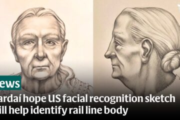 Gardaà hope US facial recognition sketch will help identify rail line body Gardaà hope US facial recognition sketch will help identify rail line body