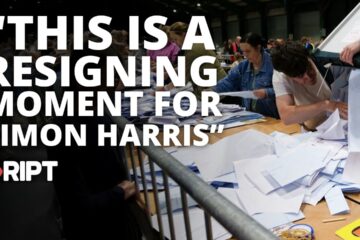Election result is “a resigning moment for Simon Harris:”