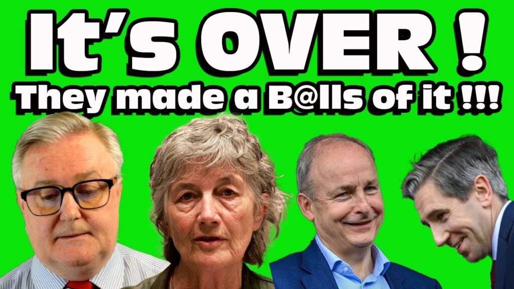 How to totally screw up a Presidential election ! IRISH EDITION !!!! How to totally screw up a Presidential election ! IRISH EDITION !!!!