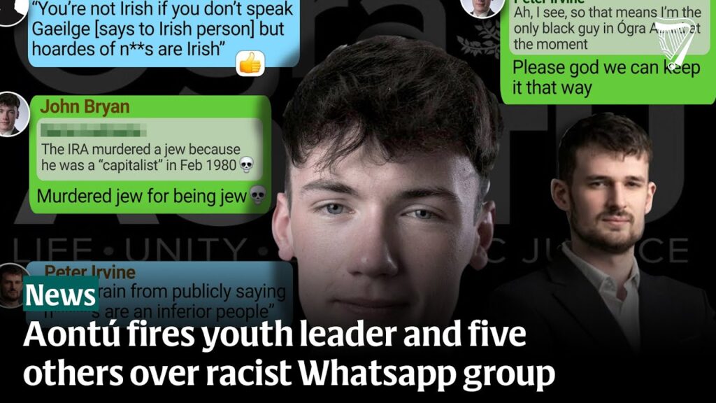 Aontú fires youth leader and five others over racist Whatsapp group Aontú fires youth leader and five others over racist Whatsapp group