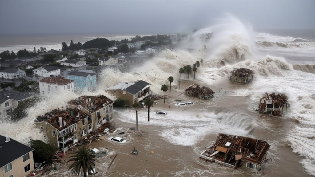 Chaos in Ireland, Scotland and Norway today! Storm Amy causes high waves and damage