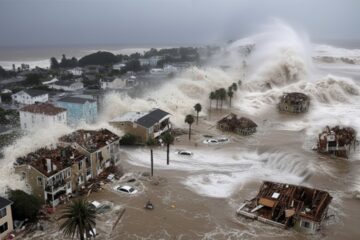 Chaos in Ireland, Scotland and Norway today! Storm Amy causes high waves and damage