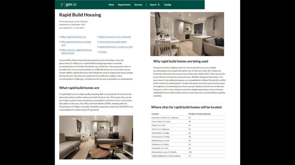 Homes for Ukrainians โ No Irish Need Apply Homes for Ukrainians โ No Irish Need Apply